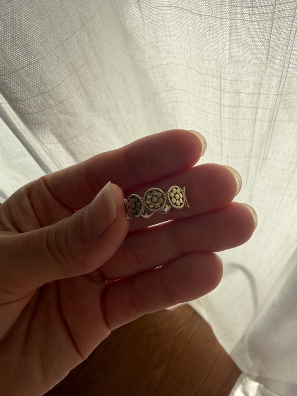 Anna Beck gold multi-disc ring - Picture 5 of 6